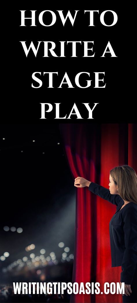 how to write a stage play How To Write A Play, Playwriting Tips, Play Writing, Teaching Theatre, Mac Sauce, Teaching Drama, Writing Inspiration Tips, Film Making, School Play