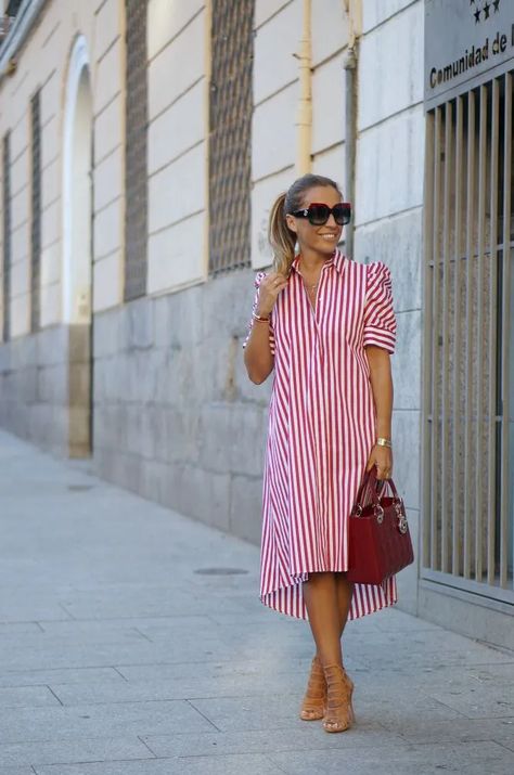 14 Types of Shirt Dresses that'll Transform You into a Style Icon – Svelte Magazine Linen Dress Pattern, Fancy Gown, Shirt Dress Fall, Maxi Design, Gown Blue, Shirt Dress Outfit, Fancy Frocks, Oversized Dress, Stylish Clothes For Women