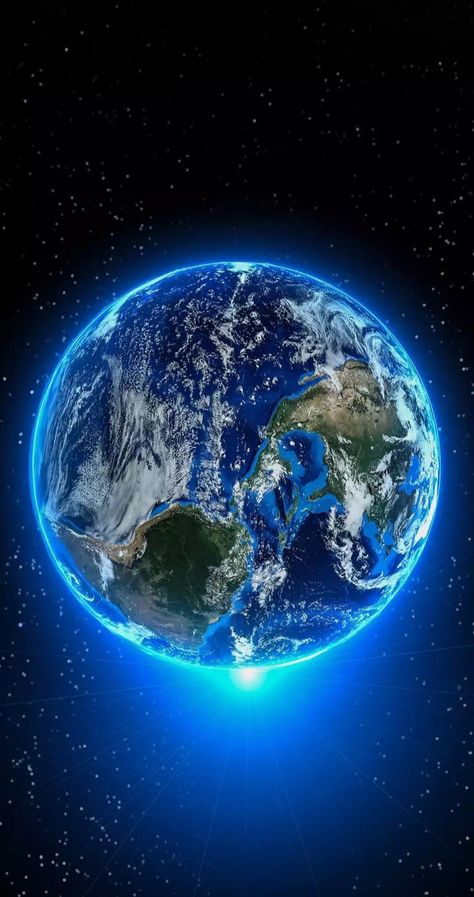 1 Earth 7 Seas 7 Continents Quotes, Planeta Tierra Aesthetic, Blue Earth Wallpaper, Planet Earth From Space, Earth Wallpaper, Ram Wallpaper, Earth Photography, Easy Landscape Paintings, Earth Illustration