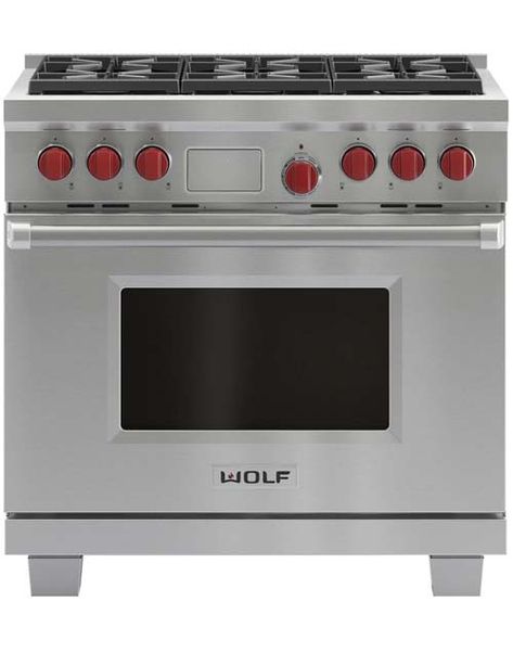 Why Are Wolf Ovens So Expensive? | And are they worth it? Wolf Ranges In Kitchens, Wolf Stoves Appliances, Wolf Ovens And Stoves, Wolf Stove Kitchen, Wolf Range Kitchen, Wolfe Range, Wolf Appliances Kitchens, Wolf Kitchen Appliances, Kitchen Selections