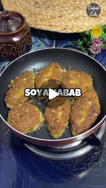 Soya Kabab Recipe, Veg Kabab Recipes, Veg Kabab Recipe, Tea Time Snacks, Croquettes, Food Recipe, Recipe Of The Day, High Protein, Indian Food Recipes