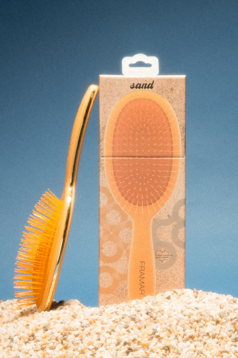 Dive deep 🌊 into the 80s vibe with Framar's Baecation Collection! 🌴 This sand-colored brush is an absolute standout! Let's not let anything mess with our beachy vibes! Trust us, this brush will effortlessly detangle even the most stubborn tresses! 🏖️  #framar #baecation #hawaii #detanglebrush #salontrusted #shoplocal Edges Hair, 80s Vibes, Beachy Vibes, Detangling Brush, Beauty Must Haves, Hair Brush, Media Post, The 80s, Hair Products