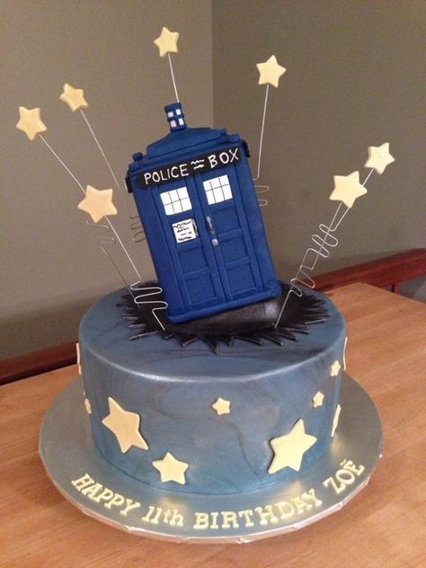 Dr. Who Cake Dr Who Cake Ideas, Dr Who Birthday Party, Dr Who Birthday Cake, Doctor Who Cake Birthdays, Dr Who Party Ideas, Dr Who Party, Doctor Who Cake, Neopolitan Cake, Dr Who Cake