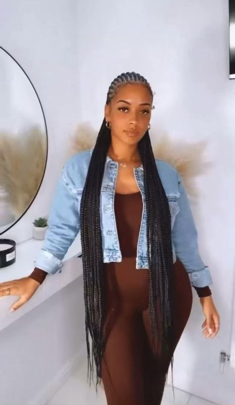 3 Layer Feed In Braids, Layer Feed In Braids, Cornrow Ponytail Styles, R Video, Layer Feed, Straight Back Braids, Feed Ins, Cornrow Ponytail, Lemonade Braids Hairstyles