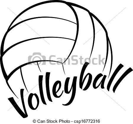 Vector - Volleyball with Fun | Clipart Panda - Free Clipart Images Wall Decal, Volleyball, Stock Images, Clip Art, Illustrations, Wall, White, Black, Art