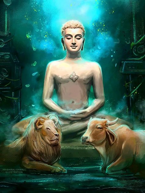 Jain God Painting, Jain God Wallpaper, Jain God Image, Lord Mahavir Jain Painting, Mahavir Wallpaper, Mahaveer Swami Jain Painting, Mahavir Swami Wallpaper, Mahavir Swami Painting, Jain Flag