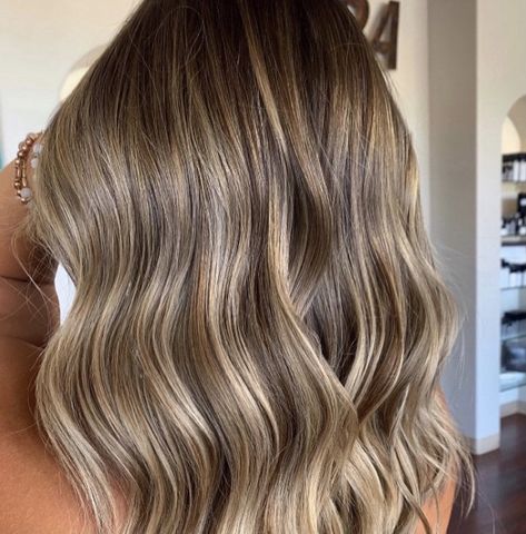 Dirty Blonde Hair With Highlights, Blonde Light Brown Hair, Light Brunette Hair, Hair Foils, Summer Blonde Hair, Brown Hair Looks, Blonde Hair With Bangs, Brown Hair Inspo, Dirty Blonde Hair