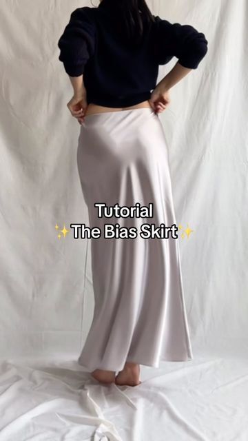 Diy Asymmetrical Skirt, Maxi Skirt Pattern Sewing, Diy Satin Skirt, Satin Skirt Pattern, Slip Skirt Pattern, Long Skirt Pattern Sewing, Sew Maxi Skirts, Maxi Skirt Sewing Pattern, Coming Soon Video