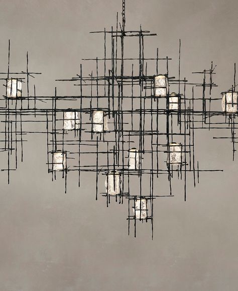 Ferro Vitro Chandelier | Cox London