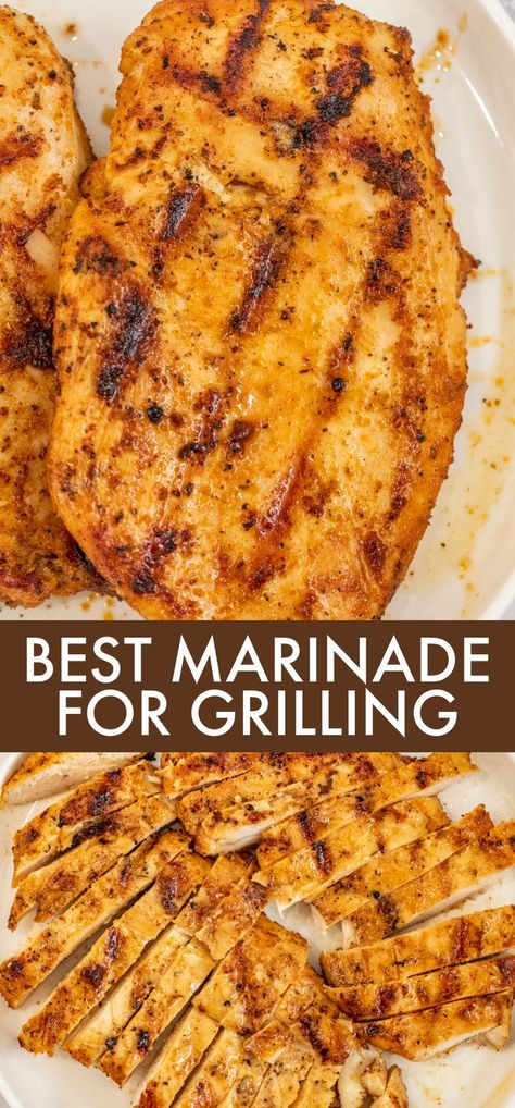 Grilled Chicken Breast Marinade, Chicken Breast Marinade Recipes, Best Marinade, Chicken Breast Marinade, Grilled Chicken Breast Recipes, Grilling Chicken, Best Chicken Marinade, Easy Chicken Marinade, Grilled Chicken Marinade