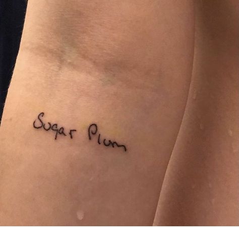 Sugar Cube Tattoo, Bittersweet Tattoo, Plum Tattoo, Sugar Tattoo, Little Tattoos, Word Tattoos, Sugar Plum, Tatting, Tattoo Quotes