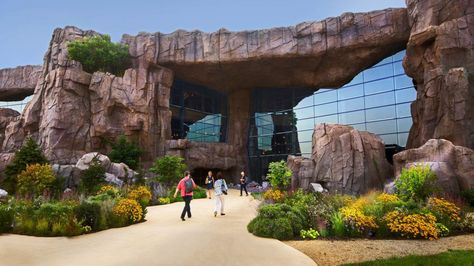 Courtesy of Cuningham Group Architecture Inc. Zoo Entrance, Zoo Inspiration, Church Design Architecture, Zoo Project, Zoo Architecture, Zoo Ideas, Planet Coaster, Construction Contract, Eco City