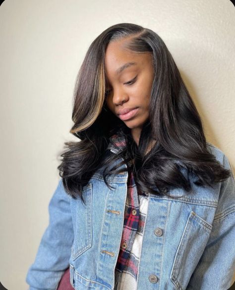 Weave Hairstyles Braided, Colorful Hairstyles, Sew In Hairstyles, Curly Weave Hairstyles, Quick Weave Hairstyles, Cute Braided Hairstyles, Pretty Braided Hairstyles, Flat Iron Hair Styles, Slick Hairstyles