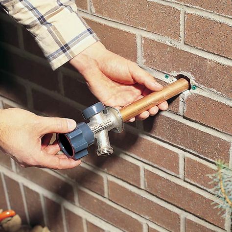 Outdoor Faucet Repair, Garden Faucet, Pex Plumbing, Pex Tubing, Leaky Faucet, Faucet Repair, Diy Plumbing, Water System, Better Homes And Garden