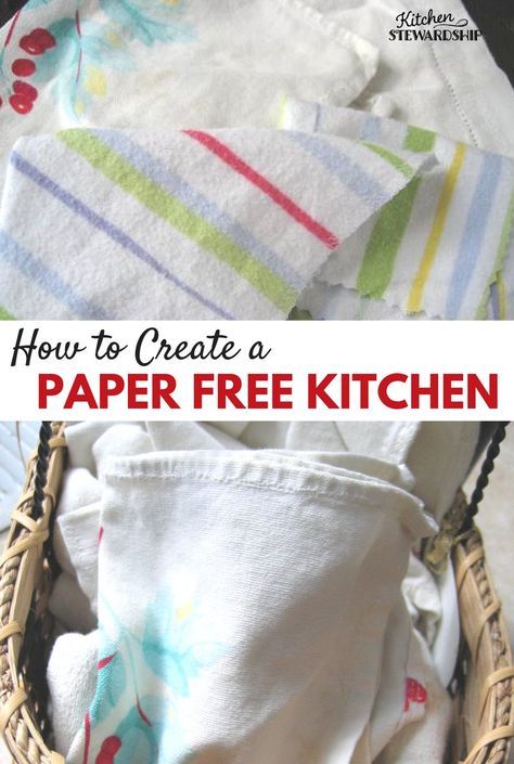 Paperless Kitchen, Paper Kitchen, Reusable Paper Towels, Help The Environment, Money Saving Tips, Money Saving, Paper Towel, Saving Tips, No Time