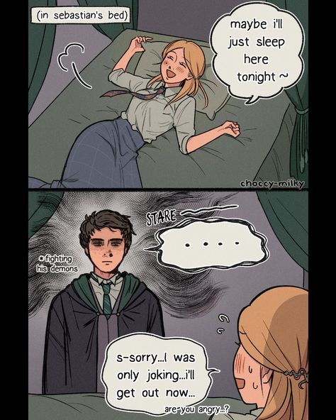 Hogwarts Fanart, Hogwart Legacy, Hogwarts Games, Sebastian Sallow, Potter Wallpaper, Cute Couple Comics, Harry Potter Artwork, Harry Potter Comics, Hogwarts Legacy