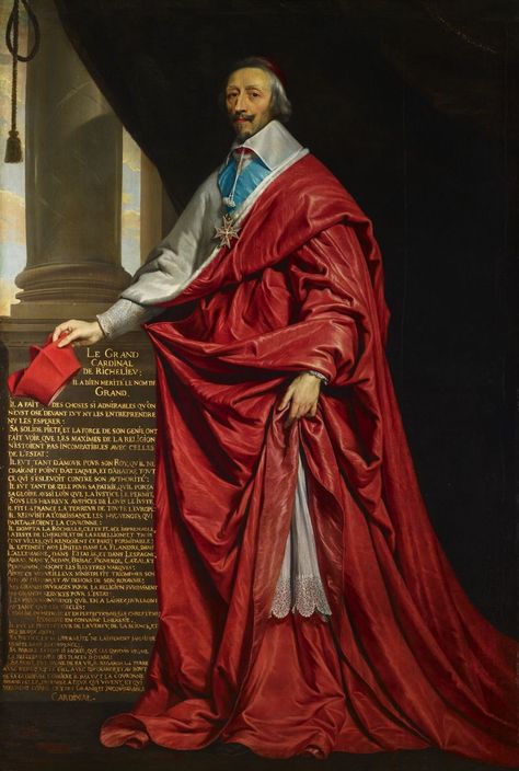 Cardinal Richelieu, Famous Portraits, Royal Collection Trust, French History, The Royal Collection, A4 Poster, Vintage Artwork, French Art, 17th Century