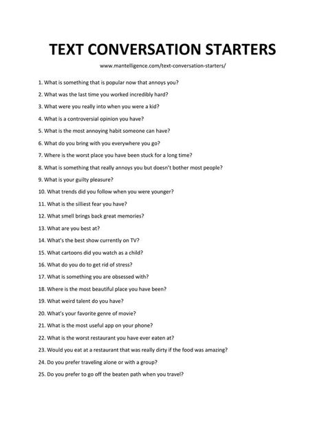 102 Engaging Text Conversation Starters - Spark instant connections. | Text conversation starters, Text conversations, Deep conversation starters Ways To Keep A Conversation Going Over Text, Conversation Starters Texting Crush, Conversation Starters Funny, Clever Pick Up Lines, Text Conversation Starters, Deep Conversation Topics, Conversation Starter Questions, Deep Conversation Starters, Questions To Get To Know Someone