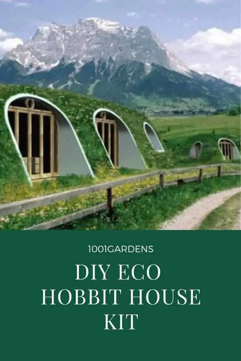 Diy Eco Hobbit House Kit Hobbit House Kit, Hobbit Houses Diy, Hobbit Home, Smaller Houses, Sheds Ideas Backyard, Diy Gutters, Glamping Pods, Arched Cabin, Earth Sheltered Homes