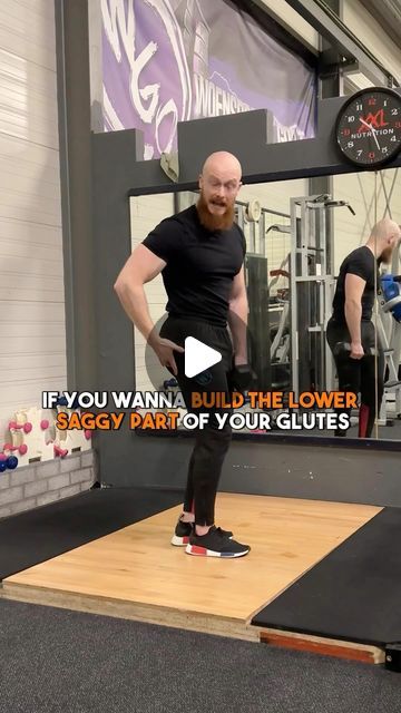 Simon Dingemans | Online Glute Specialist on Instagram: "BUILD the LOWER glute🍑👇️⁠ ⁠ This one is even more INTENSE than the universally loved RDL.⁠ ⁠ And that’s because of a simple twist. Literally.⁠ ⁠ Because I’m using only 1 dumbbell, I can twist into my hip.⁠ ⁠ DETAIL THAT I MISSED: Make sure that you hold the dumbbell in the opposite hand. ⁠ ⁠ That makes the twisting easy. ⁠ ⁠ Reps and sets: I keep the reps between 15 and 10. ⁠ ⁠ And I usually go for 4 sets. ⁠ ⁠ ⁠ #fitness #workout #gym #fitfam #training #health #fit #exercise" Lower Glutes Workout, Glute Dumbbell Workout, Lower Glute Workout, Lower Glute Exercises, Rdl Exercise, Glut Exercises, Lower Glutes, Intense Leg Workout, Glute Workout Gym