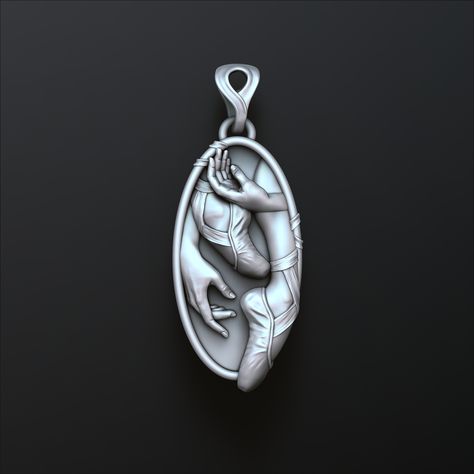 Organic Jewelry, Ballet Dancer, Print Models, Ballet Dancers, Zbrush, 3d Print, Ballet Dance, Pendant Jewelry, 3d Printing