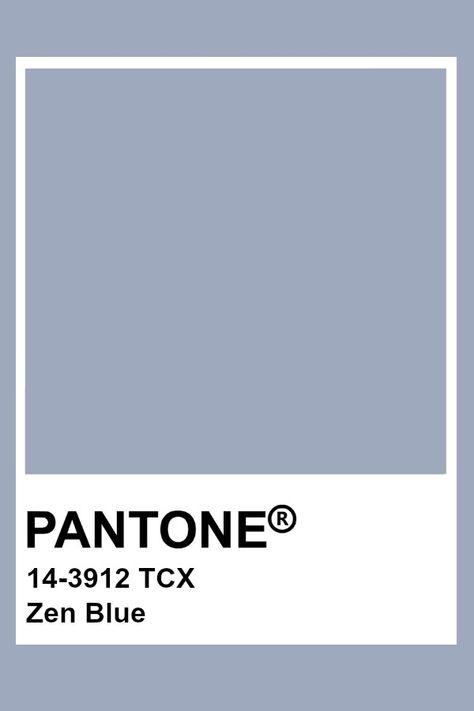 Pantone Zen Blue Dusty Blue Color Palette, Dusty Blue Color, Blue Color Palette, Faded Denim, Pantone Color, Paint Color, Dusty Blue, Color Palette, Blue Color