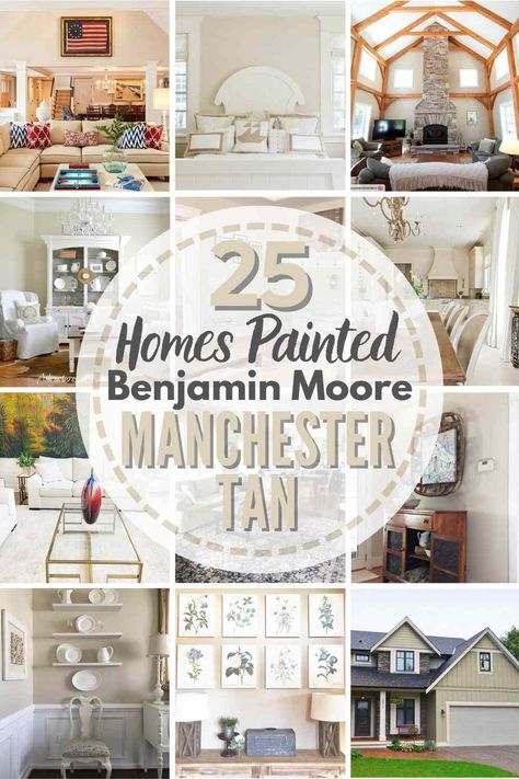 Benjamin Moore Tan, Benjamin Moore Manchester Tan, Benjamin Moore Muslin, House Paint Color Palette, Manchester Tan Benjamin Moore, Benjamin Moore Bedroom, Tan Bedroom, Benjamin Moore Kitchen, Tan Paint Colors