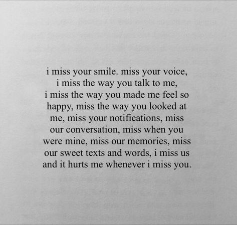 I Miss Your Voice, I Miss Your Smile, Miss Us, You Miss Me, Sweet Texts, It Hurts Me, Text Me, You Make Me, Your Voice