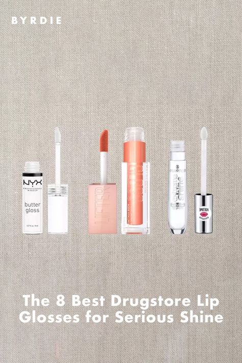 The best drugstore lip glosses deliver shine, moisture, and more. We researched the top options that look great on any skin tone. Best Glossy Lipgloss, Best Drugstore Lip Gloss, Best Lip Glosses, Drugstore Lipgloss, Drugstore Lips, Morning Makeup, Best Lip Gloss, Rainbow Makeup, Makeup Guide