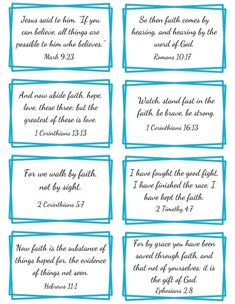 10 Free Printable Bible Verses That Will Bless You 365 Bible Verses, Printable Bible Verses Free, Scripture Cards Printable, Free Bible Printables, Prayer Jar, Marriage Bible Verses, Verses For Kids, Printable Prayers, Scripture Writing