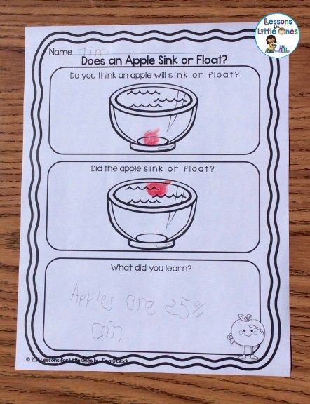 Apple Science Experiments & STEM Activities - Lessons for Little Ones by Tina O'Block Apple Sink Or Float, Apple Boats, Parts Of An Apple, Apple Science Experiments, Stem Activities Middle School, Apple Science, Stem Activities Kindergarten, O Block, Elementary Stem Activities