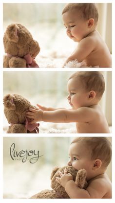 ó Baby 9 Months Photography, 6 Month Boy Photo Shoot, Baby 6 Months Photography, 6 Month Baby Picture Ideas Boy, 6 Month Photography, 6 Month Baby Picture Ideas, Month Pictures, Teddy Boy, Bear Photo