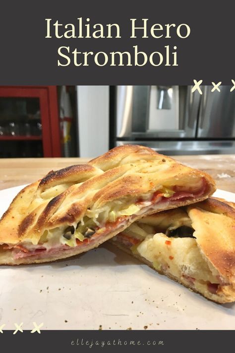 This isn't just another Italian sandwich recipe, this is THE Italian Hero Stromboli. With all your favorite antipasto flavors, you'll crave it all week! Italian Sandwich Recipe, Italian Sandwich Recipes, Easy Stromboli, Stromboli Recipe, Italian Menu, Italian Sandwich, Italian Deli, Friday Night Dinner, Deli Ham