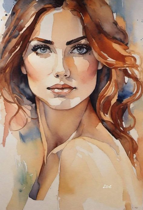 Watercolor Portrait Tutorial, Face Oil Painting, Watercolor Face, Watercolor Art Face, Portrait Tutorial, Watercolor Woman, Watercolor Portrait Painting, Breaking Barriers, Journey To Success