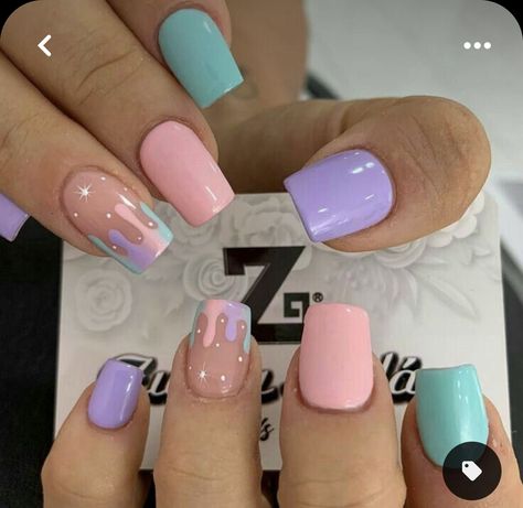 Girls Nail Designs, Nail Art For Kids, April Nails, Nails Dip, Easter Nail, Cute Gel Nails, Nails Spring, Short Acrylic Nails Designs, Easter Nails