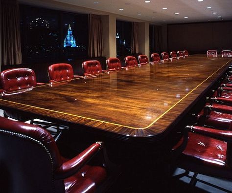 Sheraton Boardroom Table Bank Aesthetic, Commercial And Office Architecture, Office Architecture, Mahogany Table, Boardroom Table, House Decorations, Construction Tools, Commercial Office, Long Table