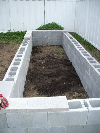 Frugal Gardening, Cinder Block Garden, Vegetable Garden Raised Beds, Building A Raised Garden, Diy Raised Garden, Raised Garden Beds Diy, Cinder Block, Have Inspiration, Raised Bed