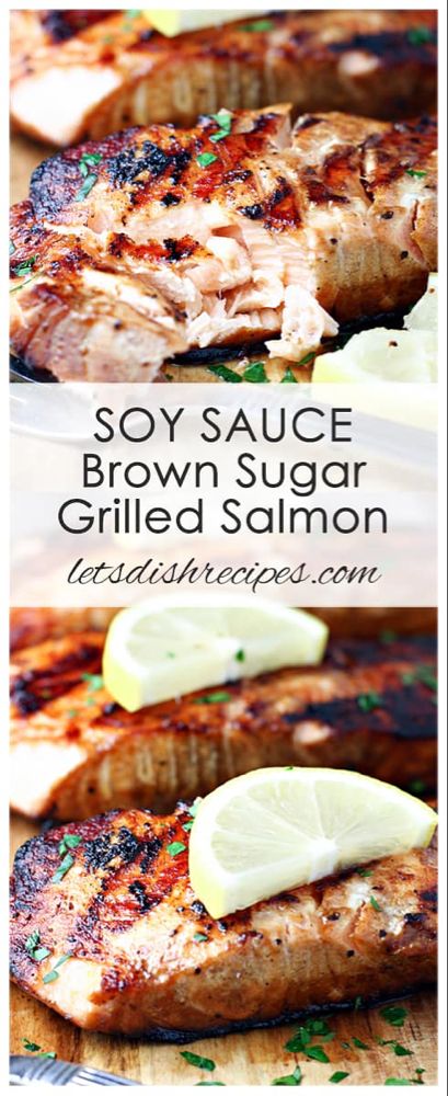 Grilled Salmon Recipe, Sweet Soy Sauce, Grilled Fish Recipes, Salmon Soy Sauce, Fish Recipes Baked, Grilled Salmon Recipes, Garlic Butter Salmon, Recipe Salmon, Butter Salmon