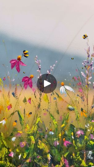 Happy New Year everyone! Looking back to my favourite painting of the year 🐝💛🥰 Chasing Dreams has sold already but I still have a few archival prints left! Available on my website.
.
.
.
.
.
.
.
#bees #beelover #wildflowers #oilpainting #acrylicpainting #paintingprocess #thickpaint #paletteknifepainting | Sarah Mcdonald Artwork | Sam Garrett · Journey Sarah Mcdonald, Chasing Dreams, Happy New Year Everyone, Palette Knife Painting, Painting Process, Looking Back, My Website, My Favourite, Happy New