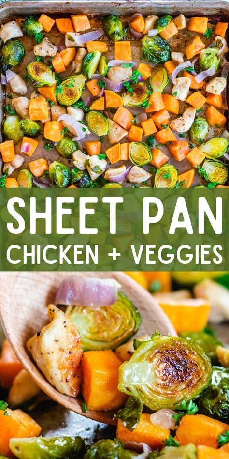 sheet pan chicken Sheet Pan Chicken, Sheet Pan Dinners Recipes, Easy Healthy Dinner, Easy Healthy Meal Prep, Pan Meals, Pan Chicken, Sheet Pan Dinners, Sheet Pan Recipes, Easy Healthy Dinners