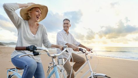 Top Investing Experts Share Their Best Tips for Retiring Early | GOBankingRates Preparing For Retirement, Real Estat, Bike Riding, Changing Jobs, Liver Health, Hilton Head Island, Early Retirement, Middle Class, Hilton Head