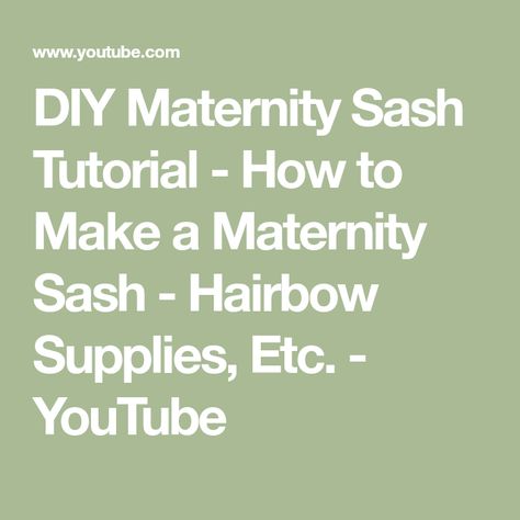 How To Make A Maternity Sash, Maternity Sash Diy, Maternity Belly Sash, Halloween Shower Ideas, Maternity Belt Sash, Business Course, Baby Shower Sash, Maternity Belt, Maternity Sash