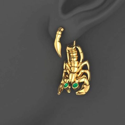 Scorpion Earrings, Venus Art, Scorpio Women, Astrology Gifts, Cad File, Astrology Gift, Earring Gold, Classy Jewelry, Stylish Earring