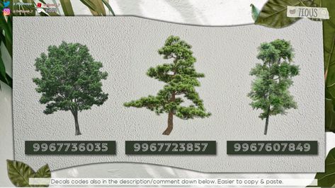 Decal Tree Bloxburg, Bloxburg Plant Codes Transparent, How To Make Custom Plants In Bloxburg, Bloxburg Realistic Tree Decal Codes, Realistic Tree Decals Bloxburg, Transparent Plant Decal Codes Bloxburg, Bloxburg Realistic House Decals, Custom Tree Bloxburg, Vines Decal Bloxburg