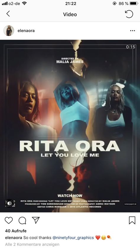 Rita Ora - Let You Love Me // Promo Video Poster #ritaora #lylm #phoenix Rita Ora Let You Love Me, Video Poster, Fifty Shades Darker, You Love Me, Rita Ora, Promo Videos, Fifty Shades, Love Me, Phoenix