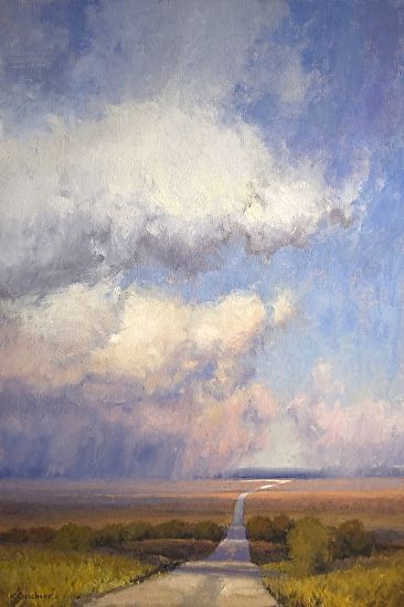 Prairie Tower by Kim Casebeer Oil ~ 30 x 20 Pastel Landscapes, Original Paintings For Sale, Pastel Paintings, Selling Paintings, Powerful Art, Sky Painting, Cloud Painting, Paintings I Love, Arte Animal