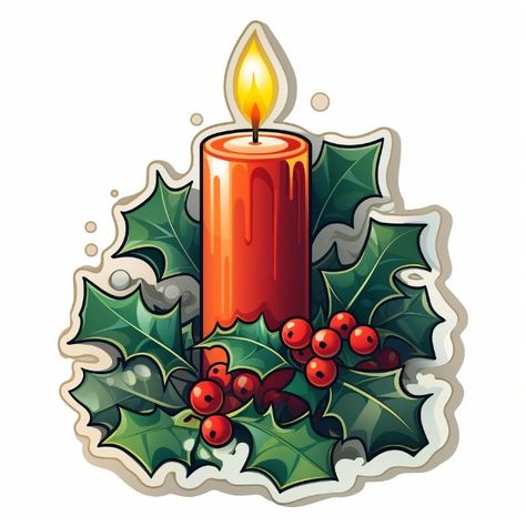 Candle Emoji, Christmas Decorations Drawings, Candle Illustration, Festive Illustration, Emoji Christmas, Christmas Learning, Xmas Sticker, Christmas Bookmarks, Candle Stickers