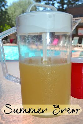 Summer Brew Recipe, Cabin Drinks, Starbucks Sweet Cream, Limeade Drinks, Summer Brew, Yummy Cocktails, How To Brew Kombucha, Summer Drinks Alcohol, Summer Beer