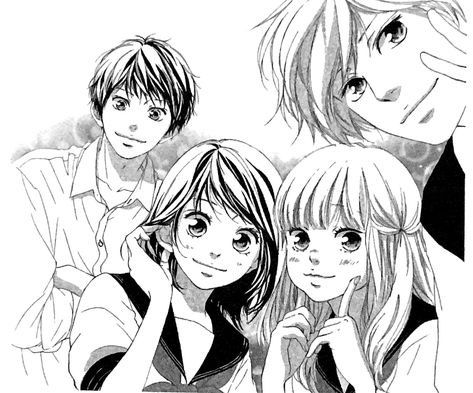 Io Sakisaka, Omoi Omoware Furi Furare, Strobe Edge, Sinchan Wallpaper, Anime Love Story, Some Drawings, Ao Haru, Ao Haru Ride, Anime Cover Photo