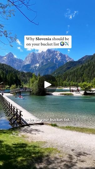 Why Slovenia Should Be On Your Bucket list | Discover the magic of Lake Jasna with @kranjskagora! 🇸🇮💧Surrounded by the majestic Julian Alps, this pristine lake in Slovenia offers a tranquil escape... | By Beautiful DestinationsFacebook Pack A Picnic Basket, Slovenia Itinerary, City Trips Europe, Kranjska Gora, Triglav National Park, Retirement Travel, Julian Alps, Visit Germany, Capture The Moment